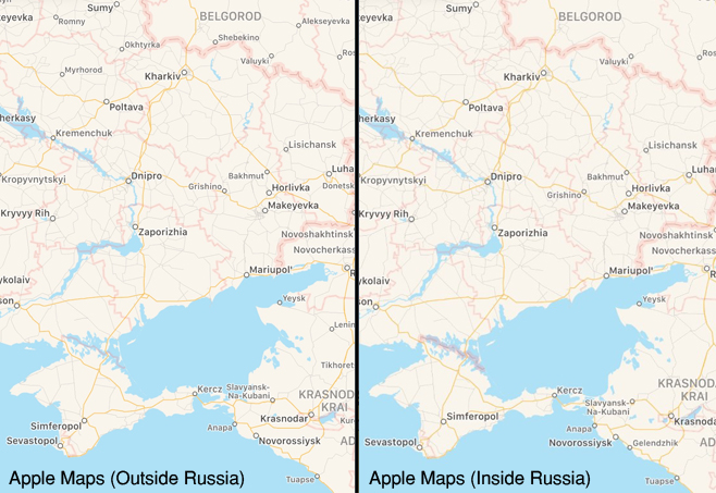 Apple, Maps and the Localisation of Fact