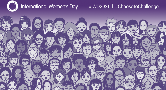A woman teaching for change #ChooseToChallenge